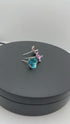 Pure Silver Enamel Flowers 4g (Pack of 3)